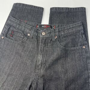 Southpole Jeans Size 34 x 29.5 Baggy Hip Hop Streetwear Y2K Straight Leg‎ Black
